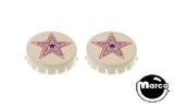 -SURF CHAMP (Gottlieb) Pop bumper cap set (2)