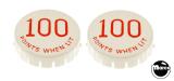 -300 (Gottlieb) Pop bumper cap set (2)