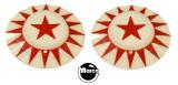 Pop Bumper Caps-SOUND STAGE (Chicago Coin) Pop bumper cap set (2)