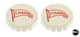 GRIDIRON (Gottlieb) Pop bumper cap set (2)