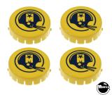 Pop Bumper Caps-TOUCHDOWN (Gottlieb) Pop bumper cap set