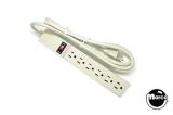 6-Outlet Power Strip w/ 3 foot cord