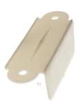 Lane Guides-Lane guide - 2-3/4" white single