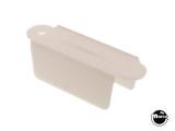 Lane Guides-Lane guide - 2-3/4 inch white opaque double 