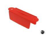 -Lane guide - 3-1/8" red opaque double