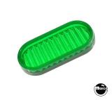 Lamp Covers / Domes / Inserts-Playfield insert 1-1/2" oval Green tran
