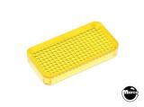 Lamp Covers / Domes / Inserts-Playfield insert 1" x 1-1/2" rect yellow