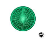 -Playfield insert 1-1/2" round Green star