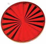 Lamp Covers / Domes / Inserts-Playfield insert 1-3/16" Round Red star