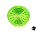 Lamp Covers / Domes / Inserts-Playfield insert 1 inch round green starburst