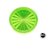 -Playfield insert 1 inch round green starburst