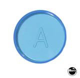 -Playfield insert 1 inch round Blue trans.