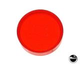 Lamp Covers / Domes / Inserts-Playfield insert 1 inch round red transparent