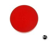 Lamp Covers / Domes / Inserts-Playfield insert 3/4 inch round red opaque