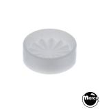 Lamp Covers / Domes / Inserts-Playfield insert lens 3/4" round white starburst