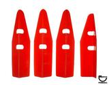 Cabinet Shields 4 piece set - RED