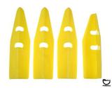 Cabinet shields 4 piece set - YELLOW