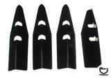 Trim-Cabinet protectors 4 piece set - black