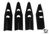 Trim-Cabinet Shield 4 piece set - black