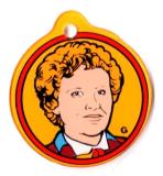 DR WHO (Bally) Key fob Colin Baker
