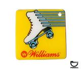 Promo Plastics-ROLLERGAMES (Williams) Promo coaster