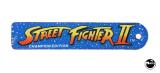 Promo Plastics-STREET FIGHTER II (Gottlieb) Key fob