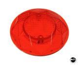 Pop bumper cap - red transparent