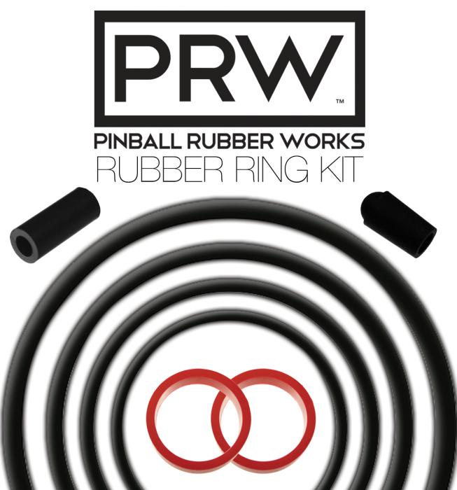 1980 Williams Black Knight Pinball Machine Rubber Ring Kit