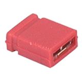 Connectors-Shorting block jumper - red