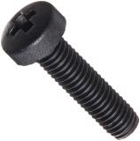 Cabinet Hardware / Fasteners-Machine Screw 4-40 x 1/4 inch p-ph nylon