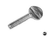 Cabinet Hardware / Fasteners-Thumb screw 10-24 x 1/2 inch graphite plumb bob