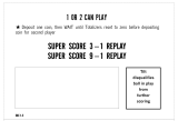 Score / Instruction Cards-SAFARI Flipper (Bally 1968) Score cards