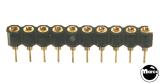Connectors-SIP socket (single inline pin) 10-Pin