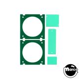 STERN PINBALL ACCESSORY COVER KIT GREEN