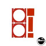 STERN PINBALL ACCESSORY COVER KIT RED