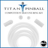 Titan Silicone Ring Kits-BLACK KNIGHT 1980 (Williams) Titan™ Silicone Ring Kit CLEAR