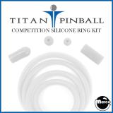 JAWS PRE/LE (Stern) Titan&trade; Silicone Ring Kit Clear