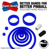 Super-Bands-BAYWATCH (Sega) Polyurethane Ring Kit BLUE