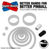 Rubber Kits - B-BLACK ROSE (Bally) Polyurethane Ring Kit WHITE