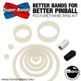 Super-Bands-RESCUE 911 (Gottlieb) Polyurethane Kit CLEAR