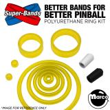 Rubber Kits - S-SPIN OUT (Gottlieb) Polyurethane Ring Kit YELLOW