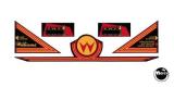 Arches / Aprons / Gauge Covers-Williams System 11 Games apron decal set