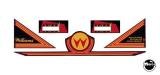 Arches / Aprons / Gauge Covers-Williams System 3-11 Games Apron Decals