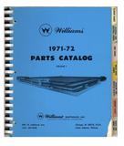 Parts Catalogs-Williams 1971-72 Parts Catalog