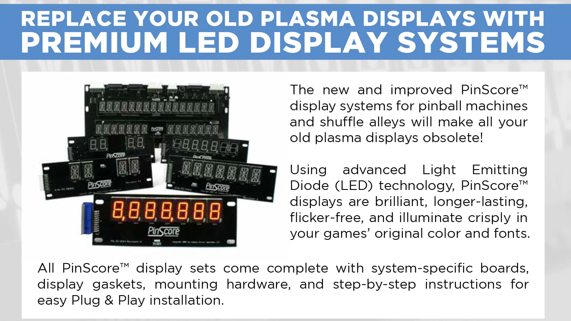 Brighten Your Game with PinScore Displays! thumbnail