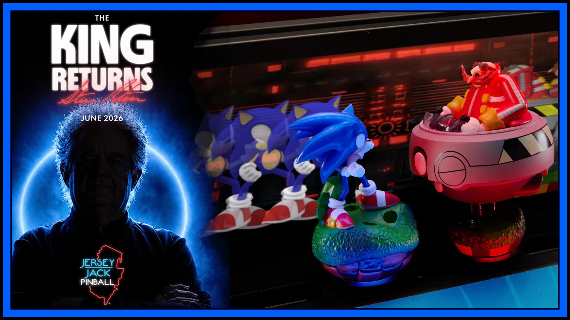 Jersey Jack Announces Sonic The Hedgehog Pinball thumbnail