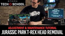 Stern Tech School: Removing the T-Rex Head in Jurassic Park Pinball thumbnail