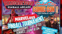 The MARVELous Pinball Tournament at Soda City Comic Con 2025 thumbnail
