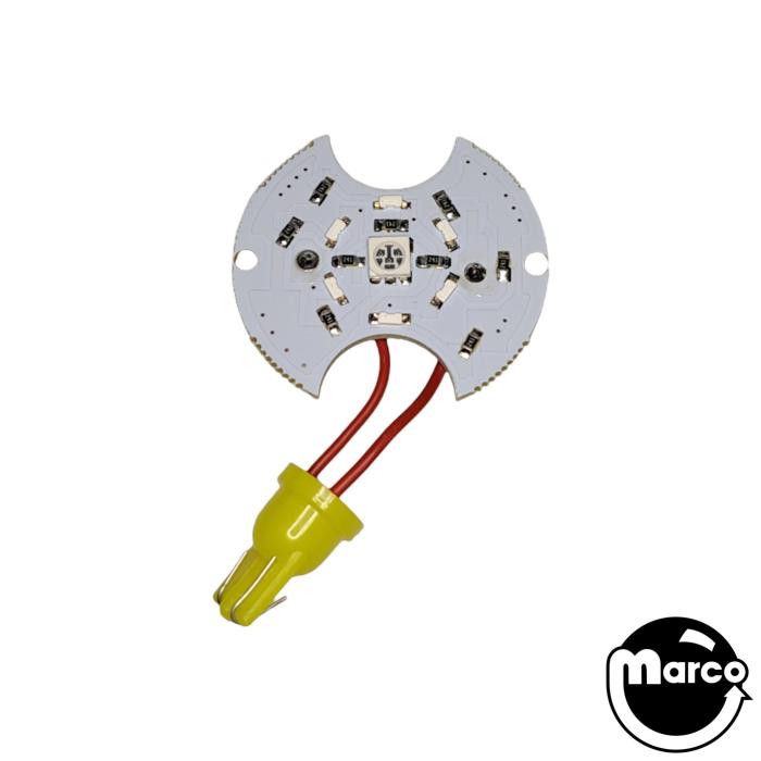 05PB555Y Pop bumper wedge LED pad yellow