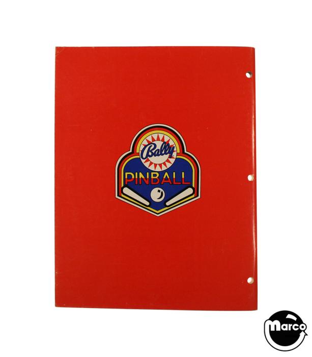 BLY19791 Bally 19791 Parts Catalog Electronic Pinball Games. Original